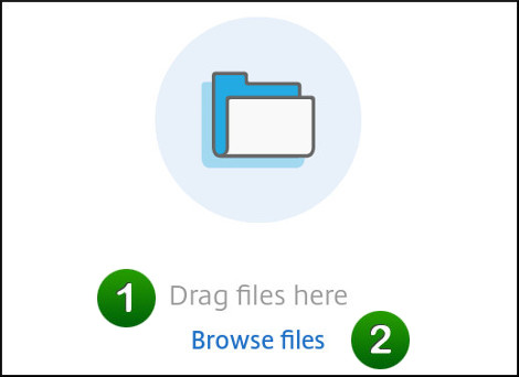 Portal file upload interface